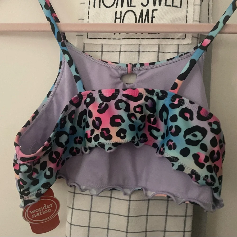 Multicolor Leopard Print Cropped Tank Top